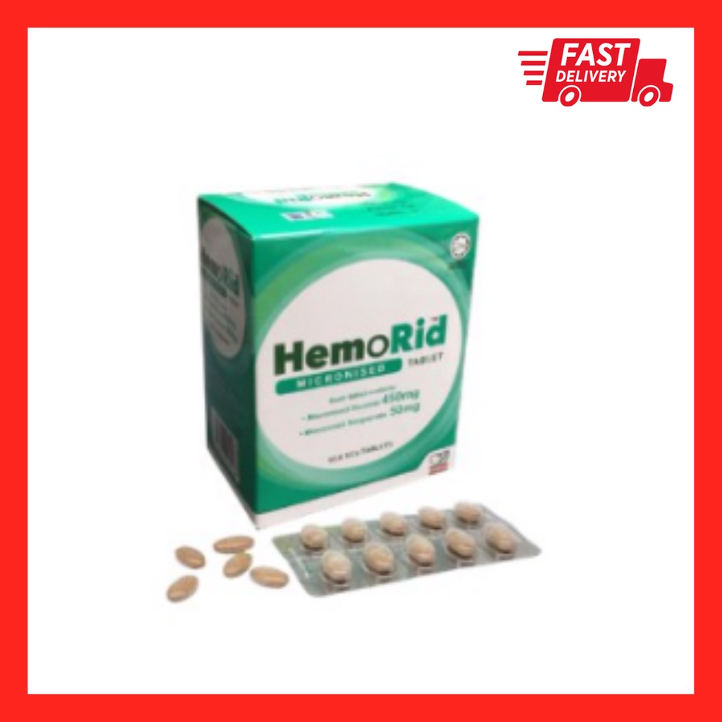 HEMO RID TABLETS (10'S) | Shopee Malaysia