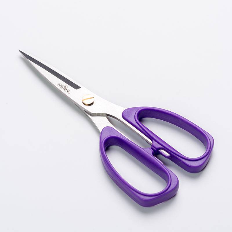 Stainless steel purple scissors. Sena model 22 cm - AliExpress