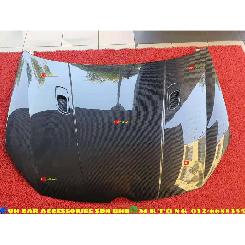 Volkswagen vw golf mk6 gti tsi carbon fibre front bonet bonnet hood ...