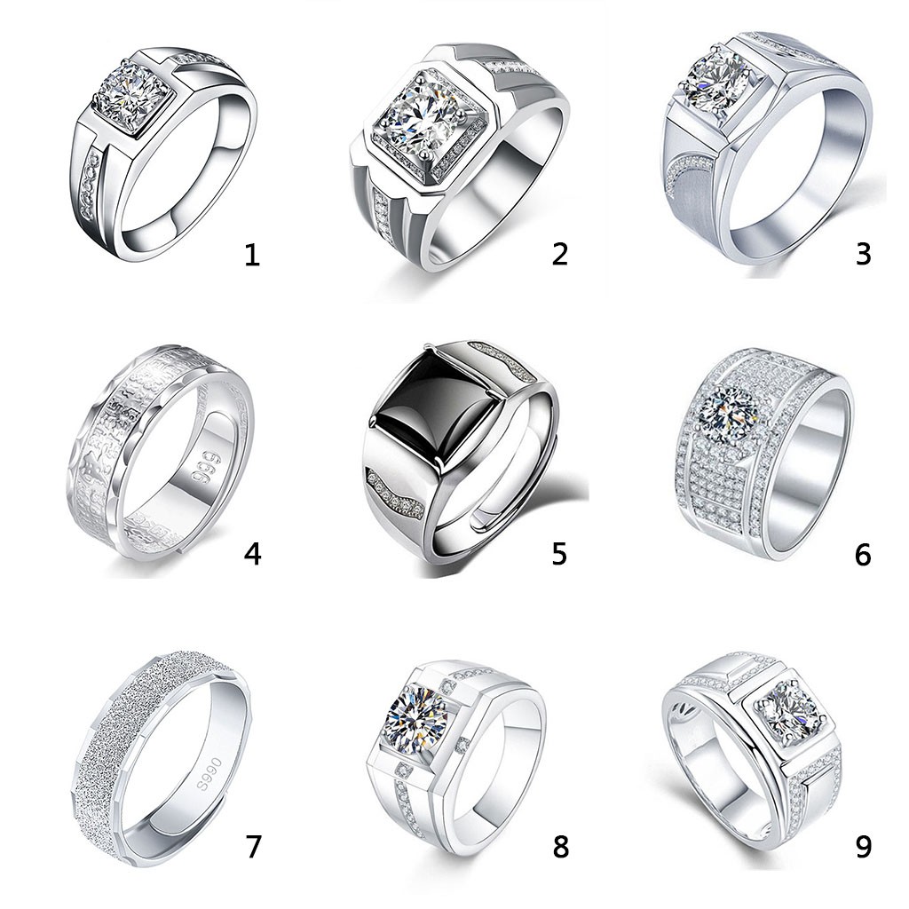 50 Styles Silver 925 Original Ring Domineering Men s Ring men ring silver Cincin S1 Shopee Malaysia