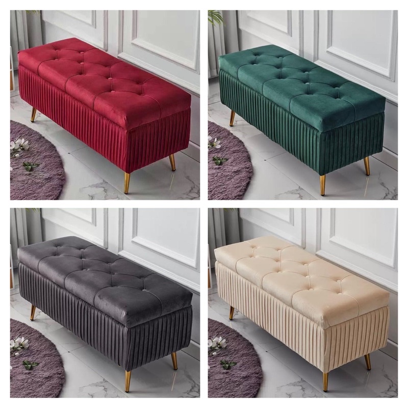 Bench Stool Chair with Big Storage Shopee Malaysia