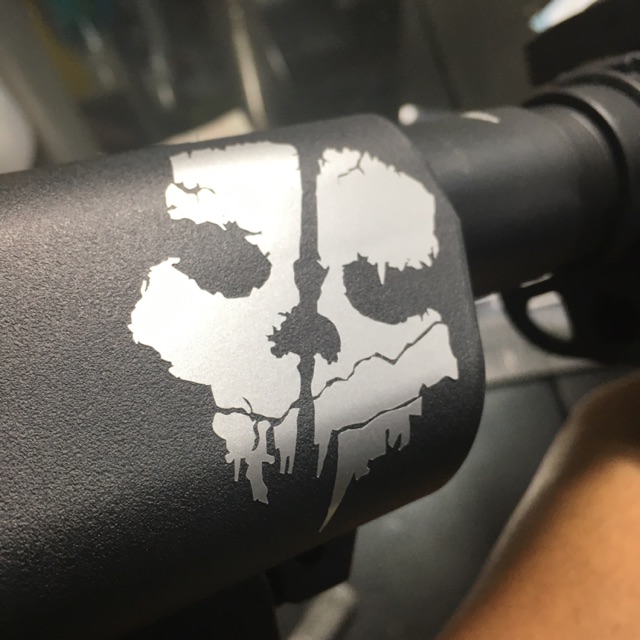COD GHOST STICKER / PUBG DECOR / GAME | Shopee Malaysia
