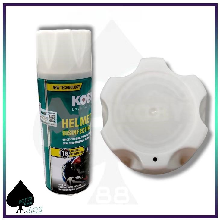 100% ORIGINAL KOBY HELMET DISINFECTING CLEARING FOAM 450ML | Shopee ...