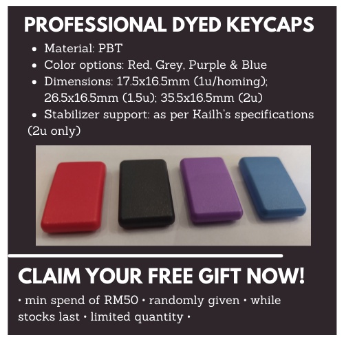 NEW ARRIVAL !!! MBK Dyed Choc Low-Profile Keycaps Kit | Shopee Malaysia