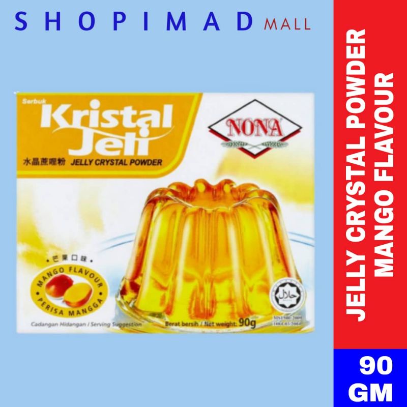 NONA JELLY CRYSTAL POWDER MANGO FLAVOUR / SERBUK JELLY PERISA MANGGA