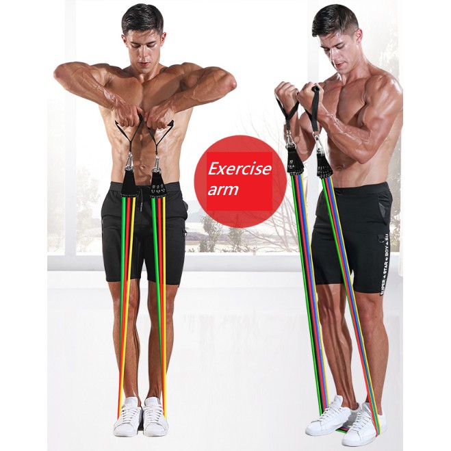Elastic Rope Fitness Male Female Band Chest Muscle Training Equipment ...