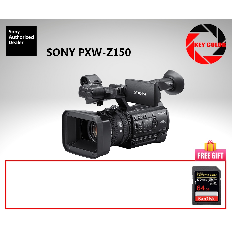 Sony PXW-Z150 4K XDCAM Camcorder (Sony Malaysia Warranty) | Shopee Malaysia