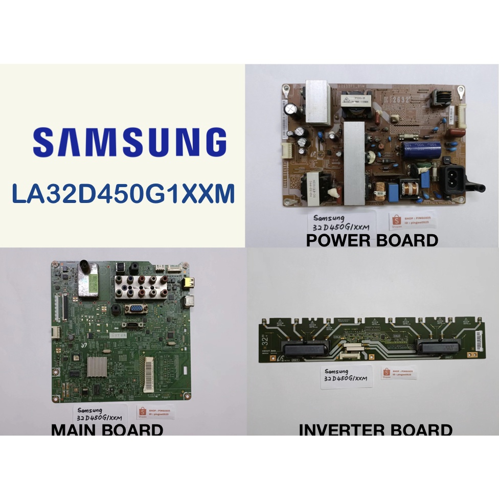 SAMSUNG LCD TV LA32D450G1XXM LA32D450G1 32D450G1 Power Board BN44 ...