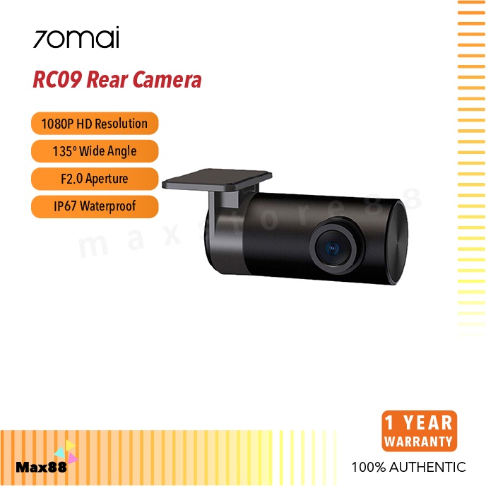 70mai RC09 Rear Camera for A400 Dashcam with Night Vision for Reverse ...