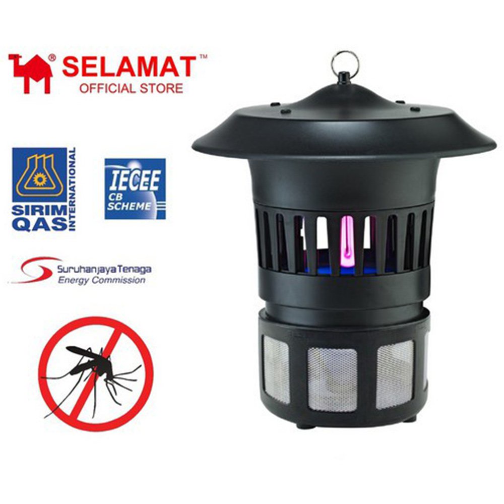 Selamat Non Toxic Indoor Mosquito Killer Lampu Pembunuh Nyamuk Electrik