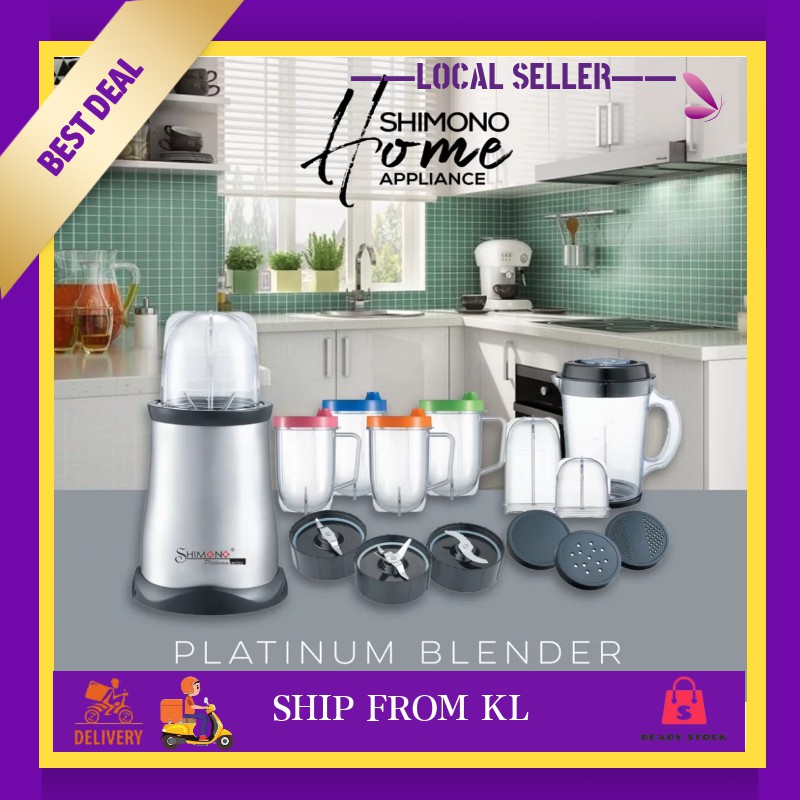 SHIMONO Platinum Series Blender SKP1009 Multifunctional food processor pengisar mix miser