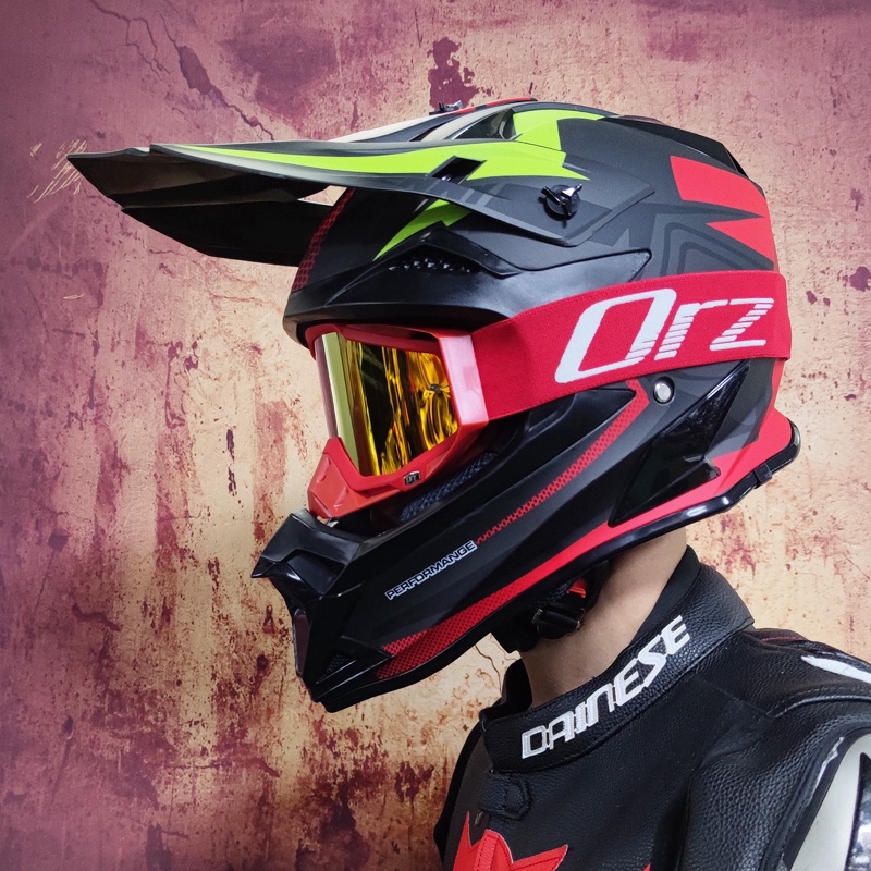 Unisex Motocross Helmet Bicycle Downhill Helmet ATV Full Helmet Cross ...