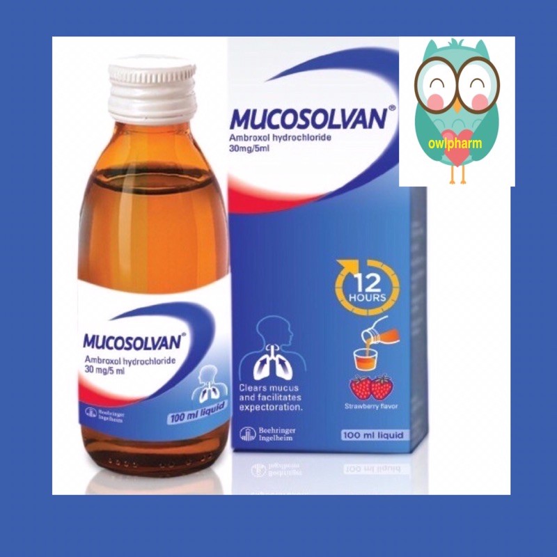 Mucosolvan Ambroxol Hydrochloride 30mg5ml Liquid 100ml Shopee Malaysia