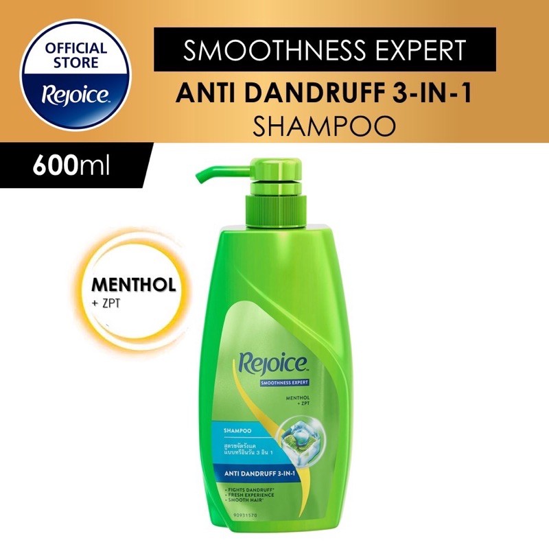 Rejoice Anti Dandruff 3 in 1 Shampoo (600ml) Shopee Malaysia