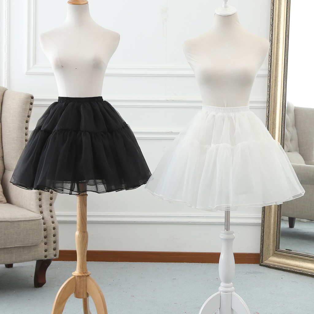 Lolita Short Skirt Without Bone 46cm 洛丽塔无骨短款裙撑 46cm | Shopee Malaysia