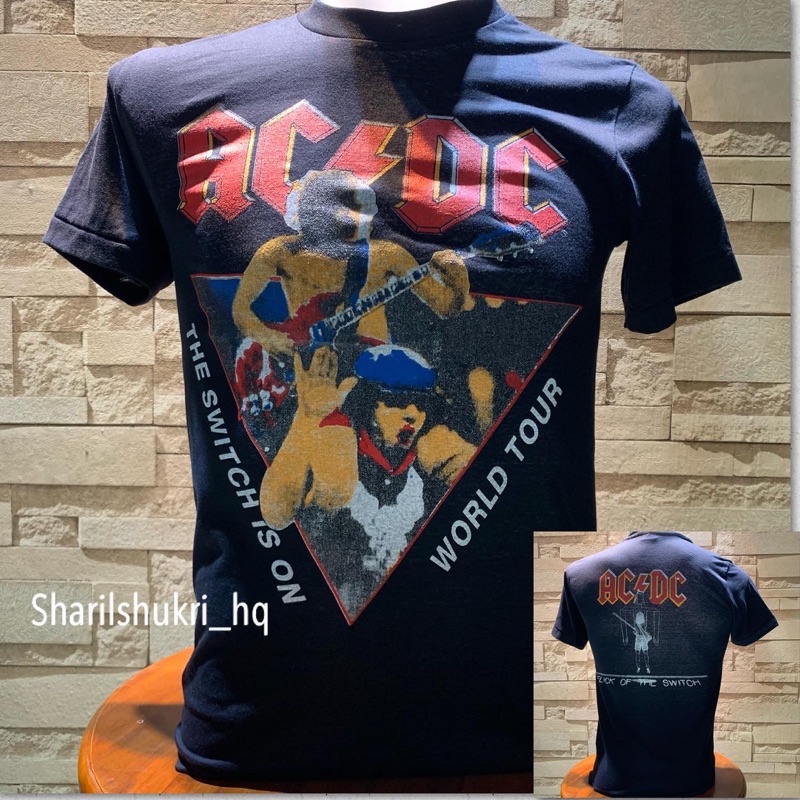PROMOSI AKHIR TAHUN⚡️READY STOCK ⚡️BAJU BAND ACDC | Shopee Malaysia