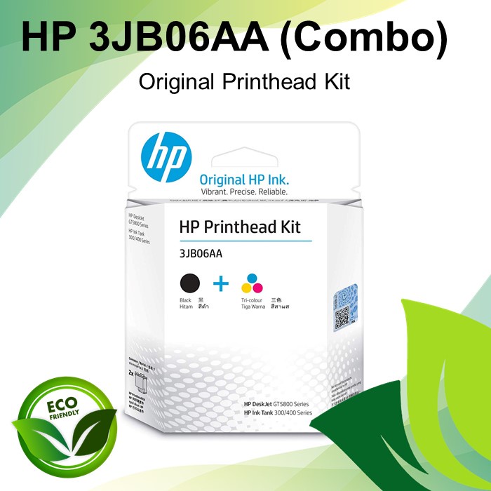 Hp Gt Gt X E Aa White Tri Color Combo Original Replacement Printhead Shopee Malaysia