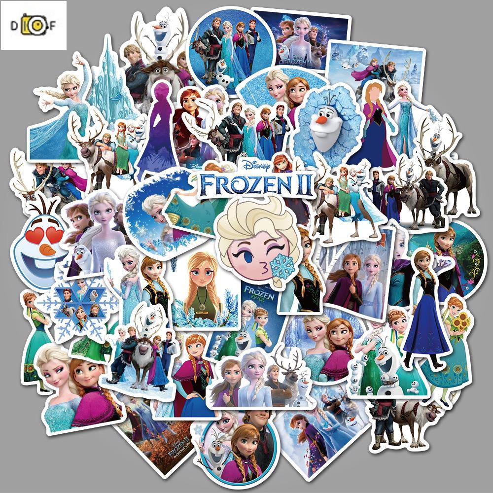 Laptop stickers 50 Hot-selling Cartoon Frozen Froz | Shopee Malaysia