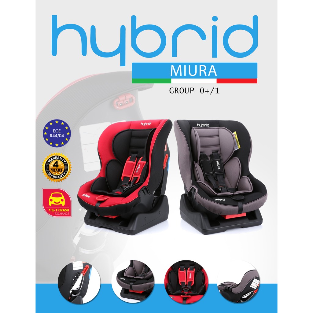 Hybrid store car seat