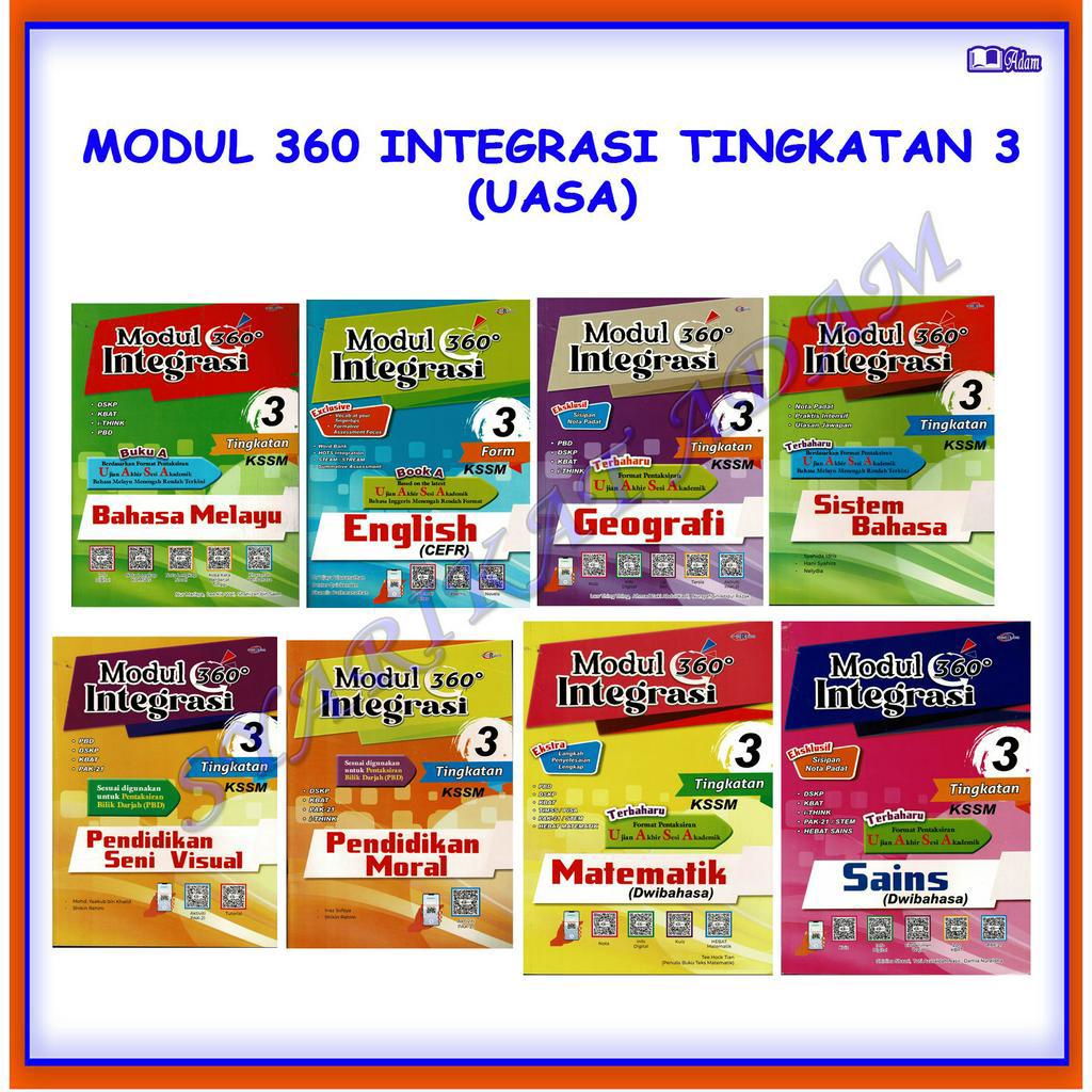 [ADM] BUKU LATIHAN 2023:MODUL 360 INTEGRASI TINGKATAN 3 (UASA) | Shopee ...