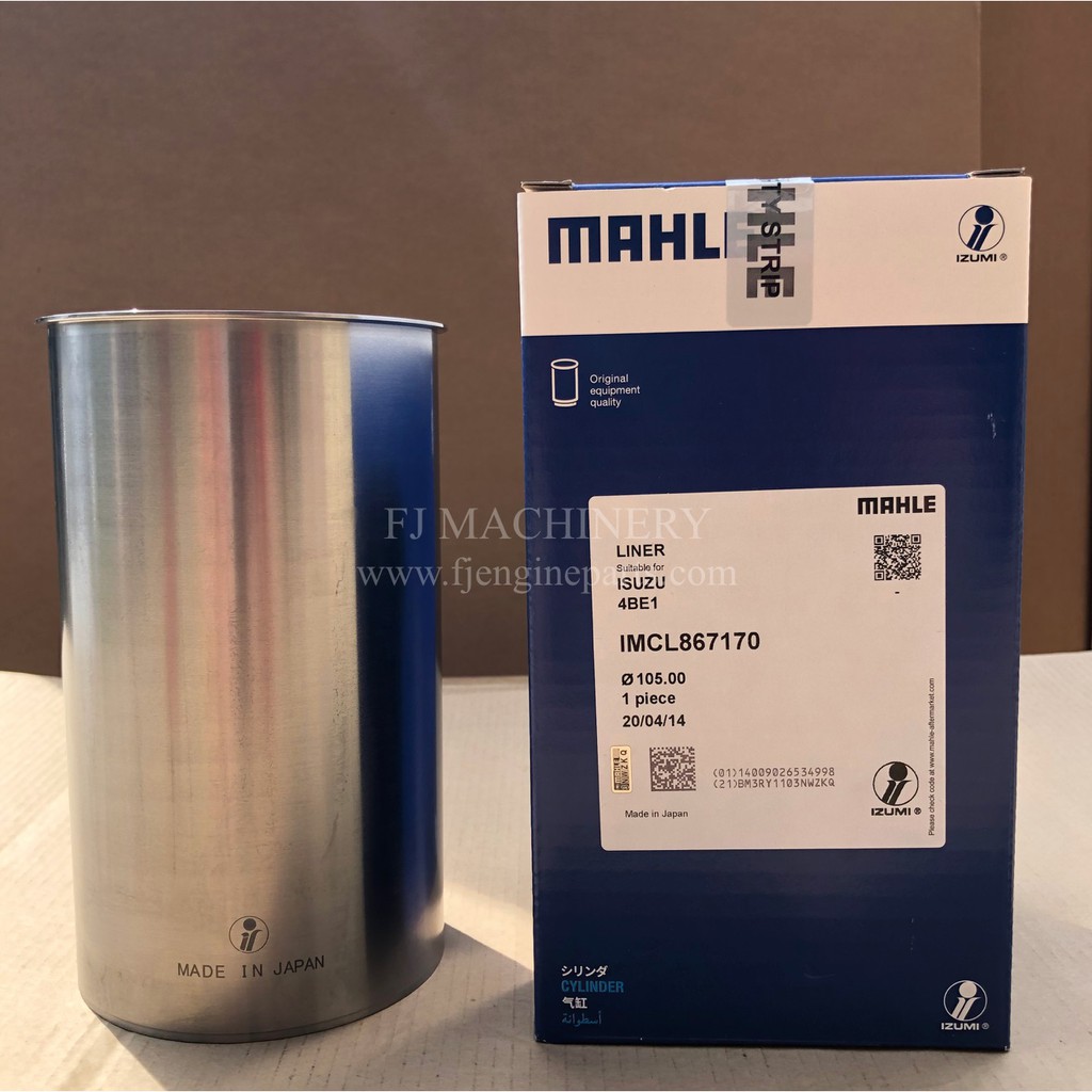 ISUZU 4BE1 MAHLE IZUMI CYLINDER LINER IMCL867170 JAPAN Shopee Malaysia