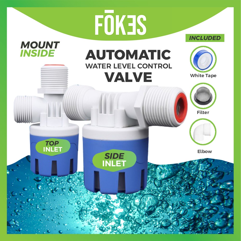 Automatic Water Level Control Float Valve Top & Side Inlet Mount Inside ...