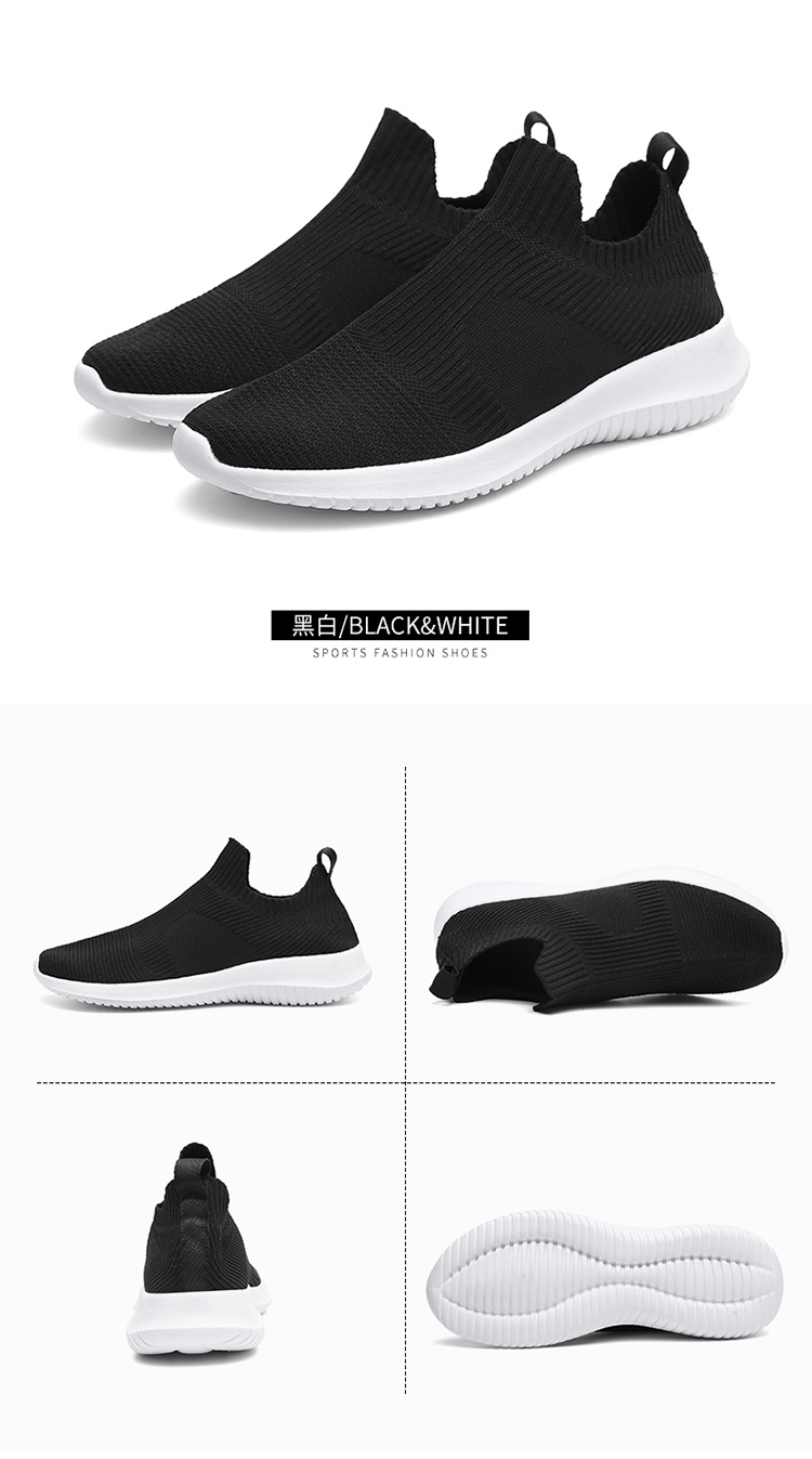 Men Light Running Shoes Jogging Shoes Breathable Man Sneakers Slip on ...