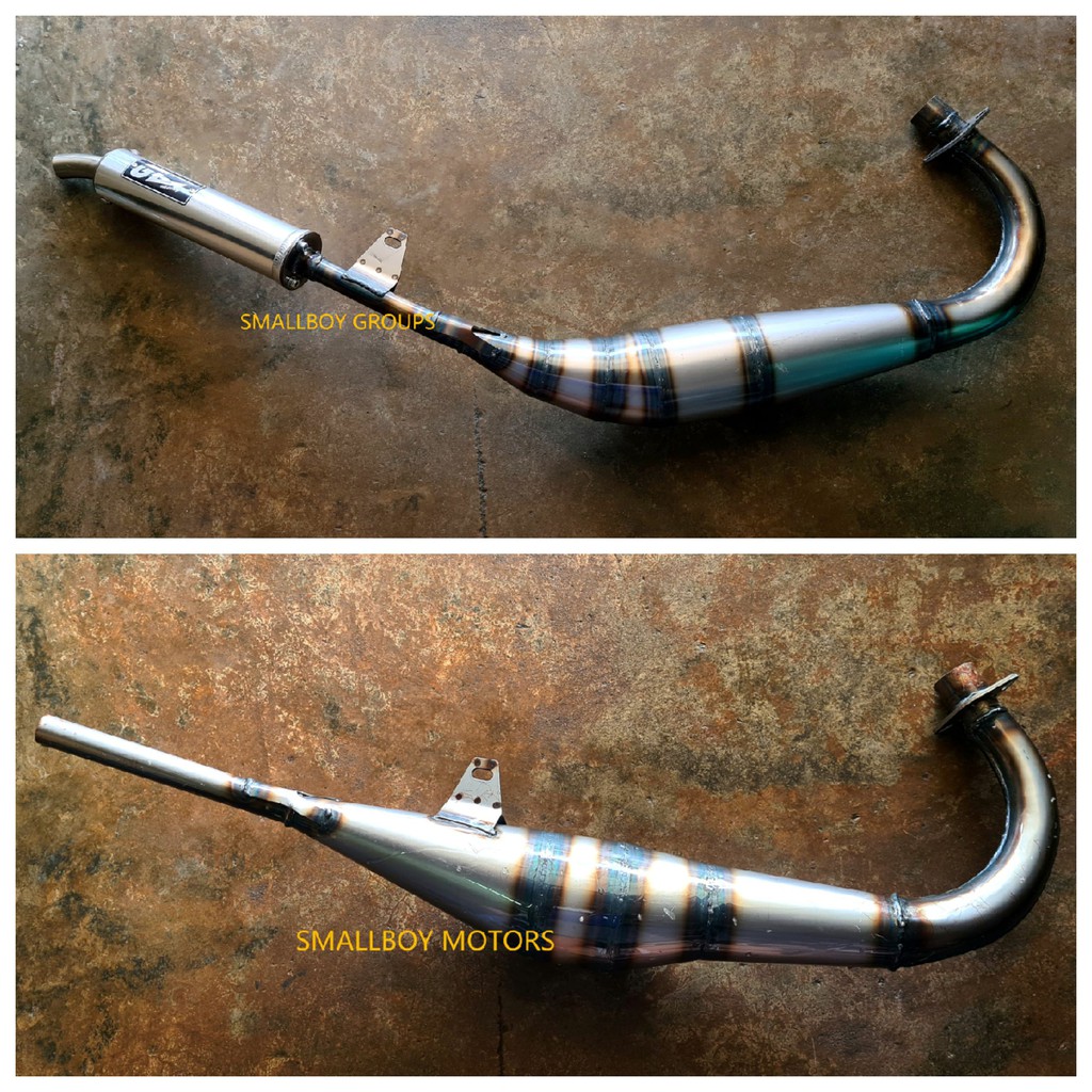 SUZUKI RGSPORT RGV120 SENAPANG OPEN RACING CHAMBER EXHAUST PIPE ON ...