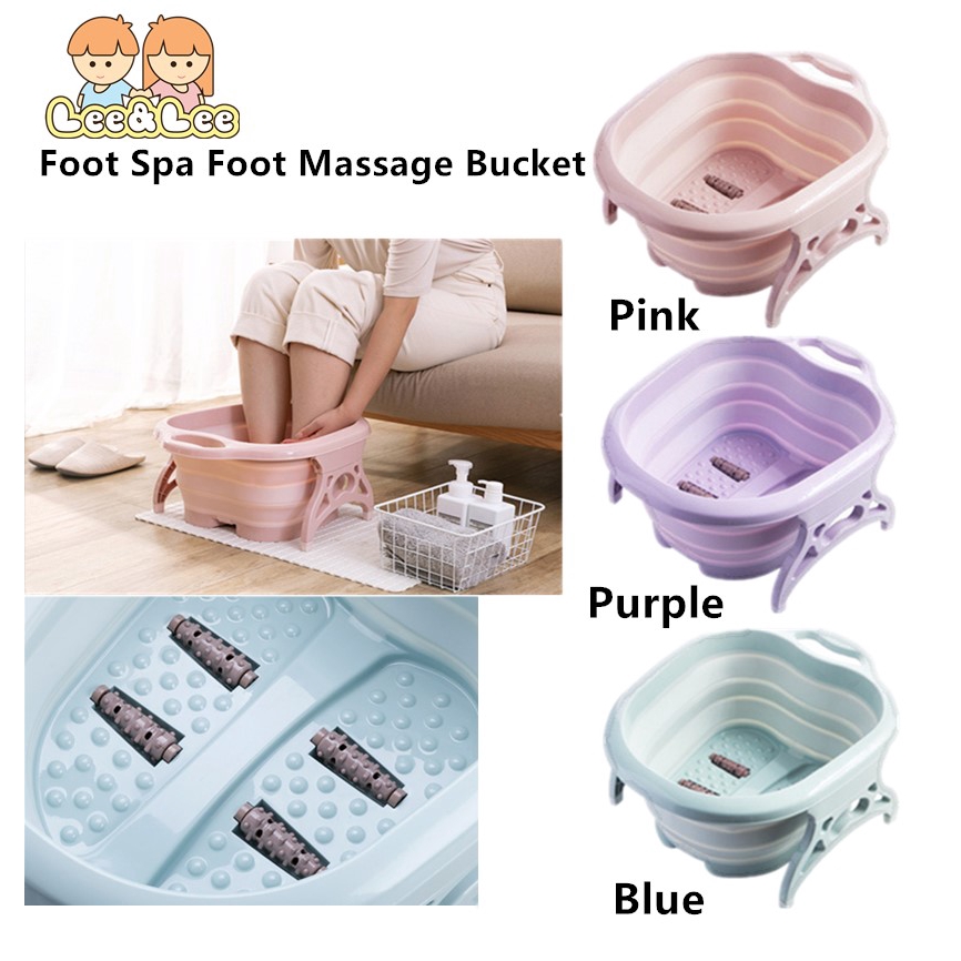 Foldable Foot Spa Foot Cleaner Foot Massage Bucket Multipurpose HAB030 ...