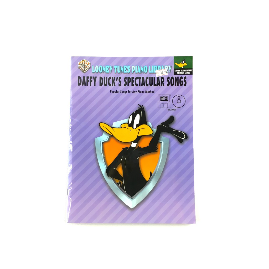 Looney Tunes Piano Library Daffy Duck's Spectacular Songs ( CD & MIDI ...