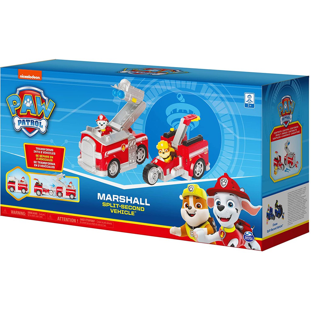 Paw Patrol Marshall Split-Second Vehicle