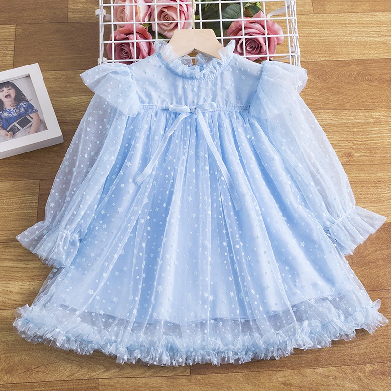 WFRV Baby Girls Princess Party Dress Sheer Lace Toddler Dress flower Girl  Dresses For Weddings Baby Girl Clothes Winter | Shopee Malaysia