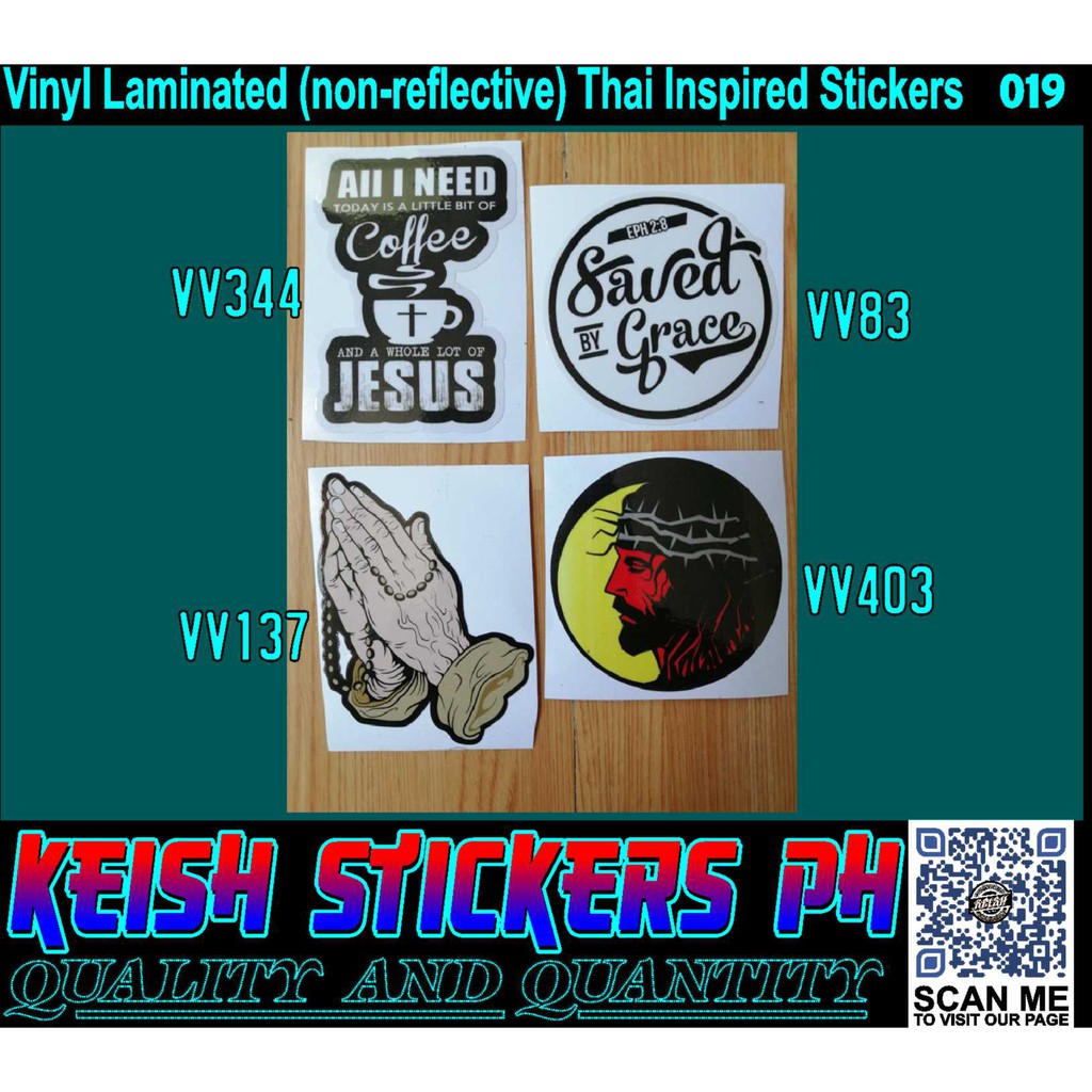 Vinyl Laminated Stickers 019 | Shopee Malaysia