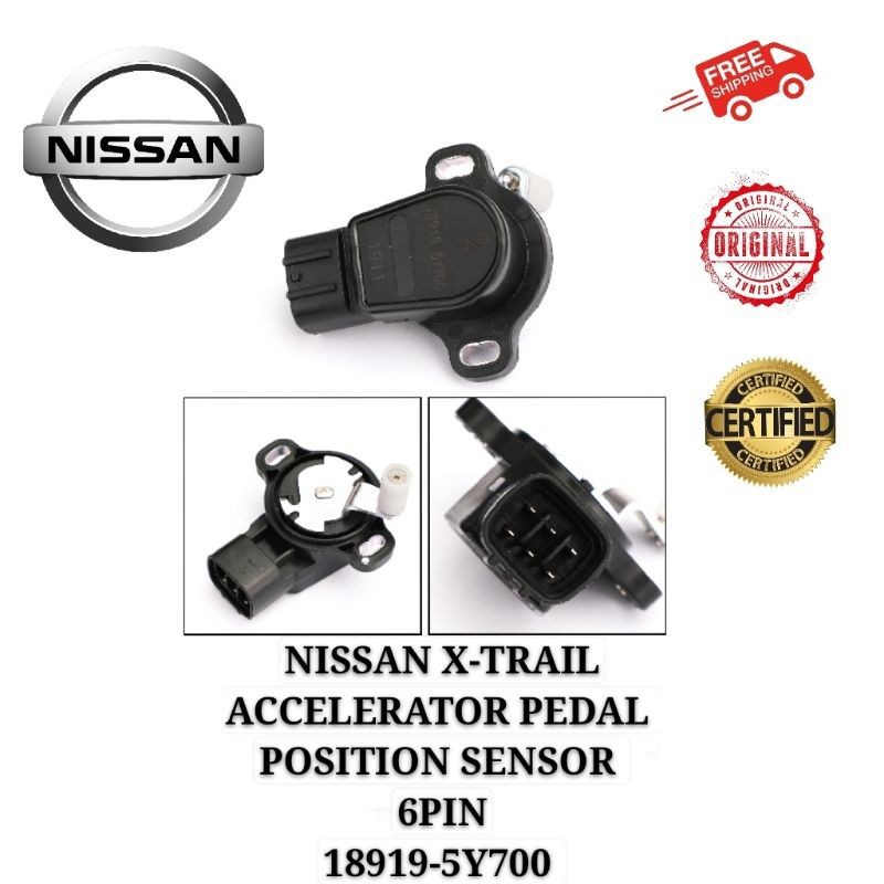 NISSAN XTRAIL ACCELERATOR PEDAL POSITION SENSOR 6PIN ( 189195Y700