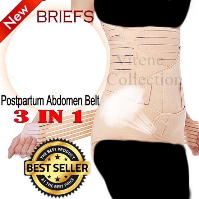 ⚡️READY STOCK⚡️3 IN 1 Abdomen belt/ postpartum / czer / bengkung /zap ...