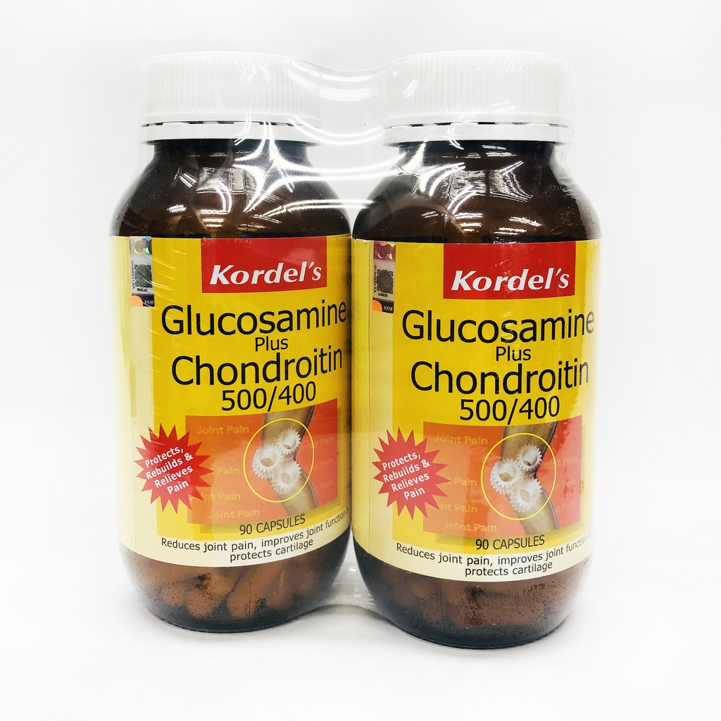Kordel's Glucosamine Plus Chondroitin 500/400mg 90'S (EXP 05/2025