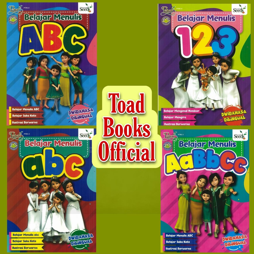 TOAD BOOKS : PUTERI BELAJAR MENULIS ( PTRC ) | Shopee Malaysia