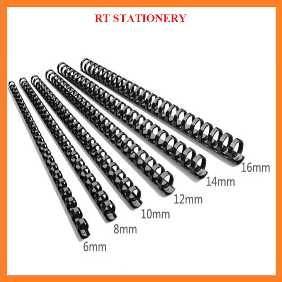 [ALL SIZES] Plastic Comb Binding 21 Ring/ Binding Comb Ring / Comb