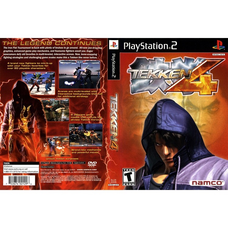 TEKKEN 4 [PS2 US : DVD5 1 Disc] | Shopee Malaysia