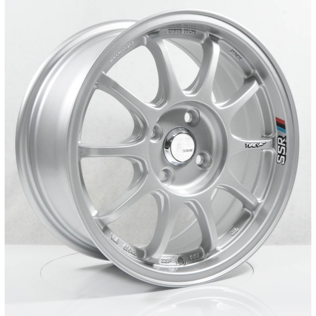 SSR TYPE-F 15 inch 4X100 4X114.3 5X114.3 ET38 CAR SPORT RIMS CHEAP WHEELS  GOLD BLACK SILVER YH521 | Shopee Malaysia