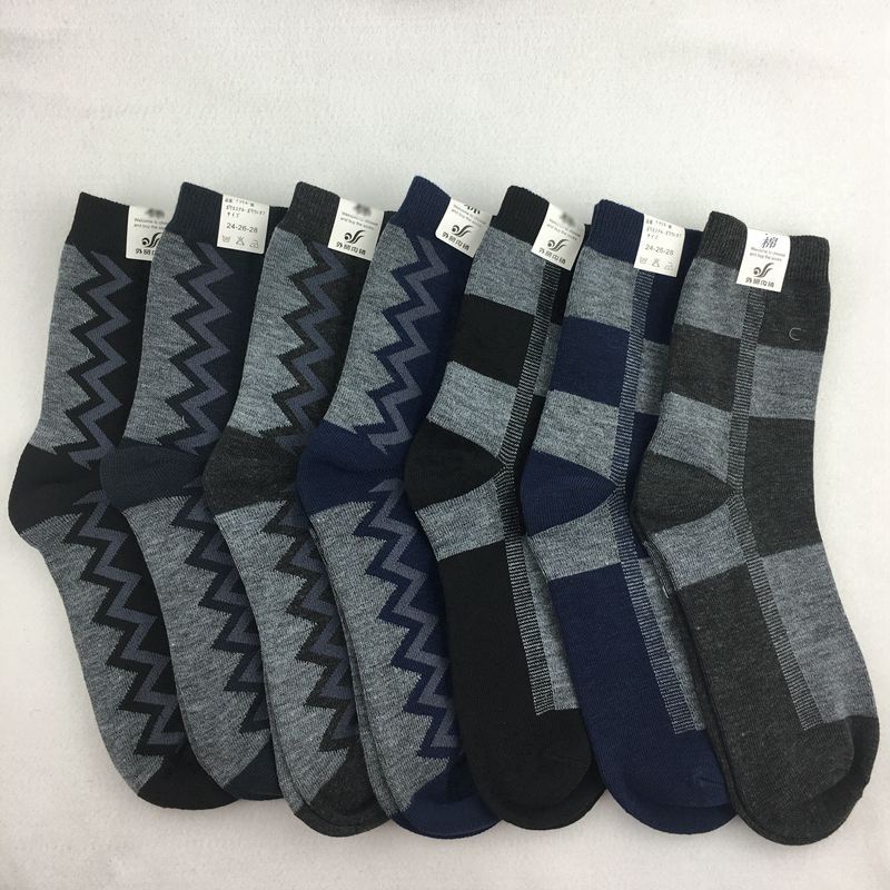 KAFU D15 Random Style 1 pair Men's socks color-coded cotton mid ...