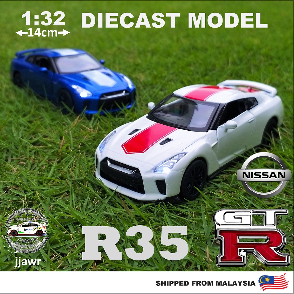 1:32 Nissan GTR R35 50th Anniversary Nismo Sports Car Supercar Model ...