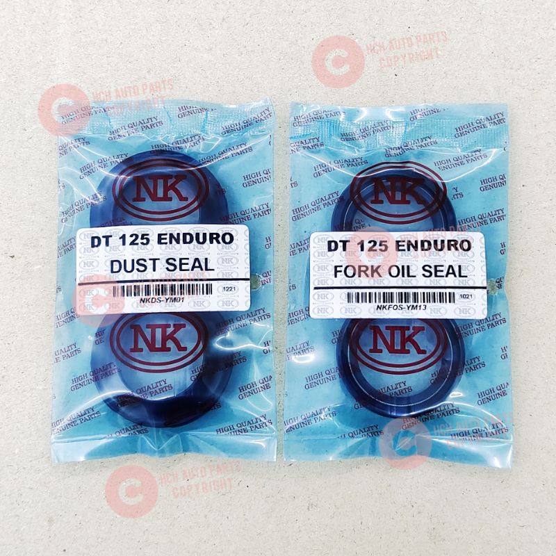 Pyramid Parts Fork Oil & Dust Seals – Fits Yamaha DT125R, XT600E, Honda XR250R