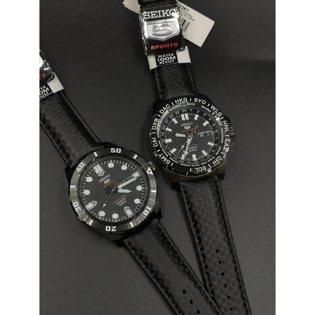 SRP723K1 SRP721K1 SEIKO 5 SPORT CARBON FIBER DIAL LIMITED