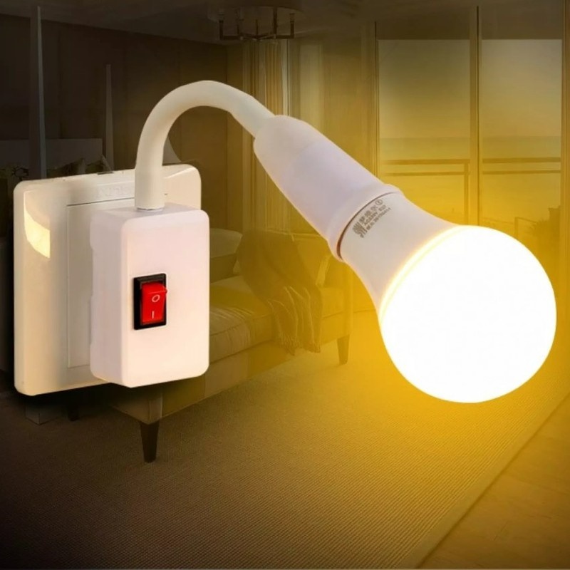 E27 Screw Socket In-line Rotating Lamp Holder/Adjustable Mobile LED ...