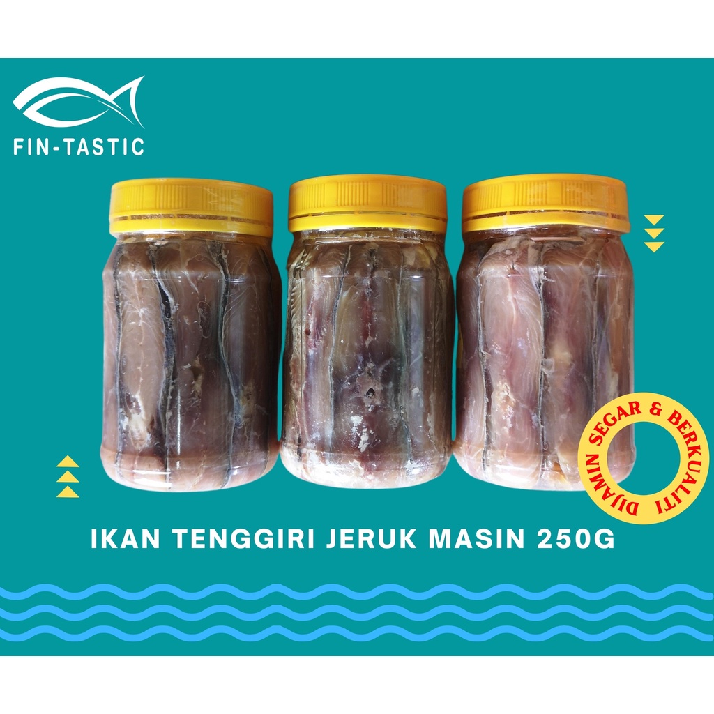 Ikan Tenggiri Jeruk Masin 250gram Shopee Malaysia