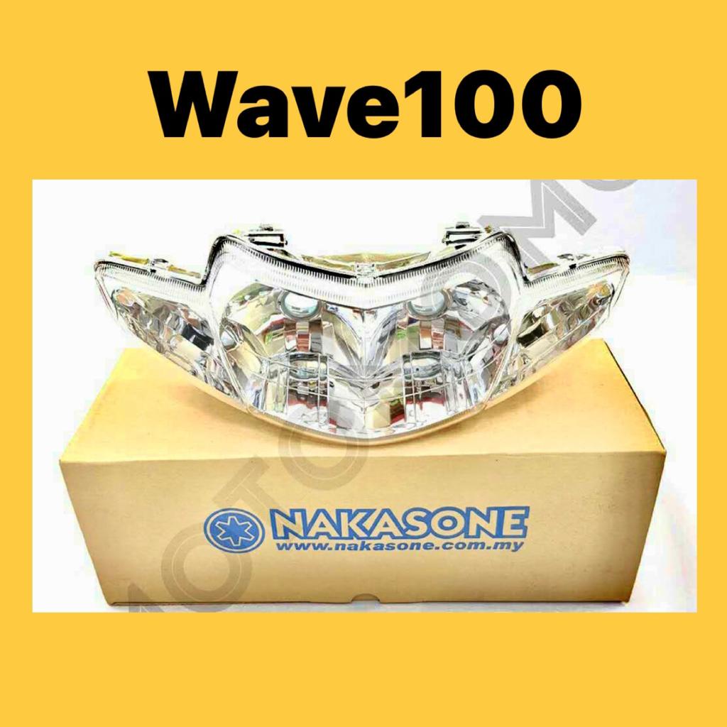 WAVE100 WAVE 100 FRONT HEAD LAMP (NKS) HEADLAMP HEAD LIGHT LAMPU DEPAN ...