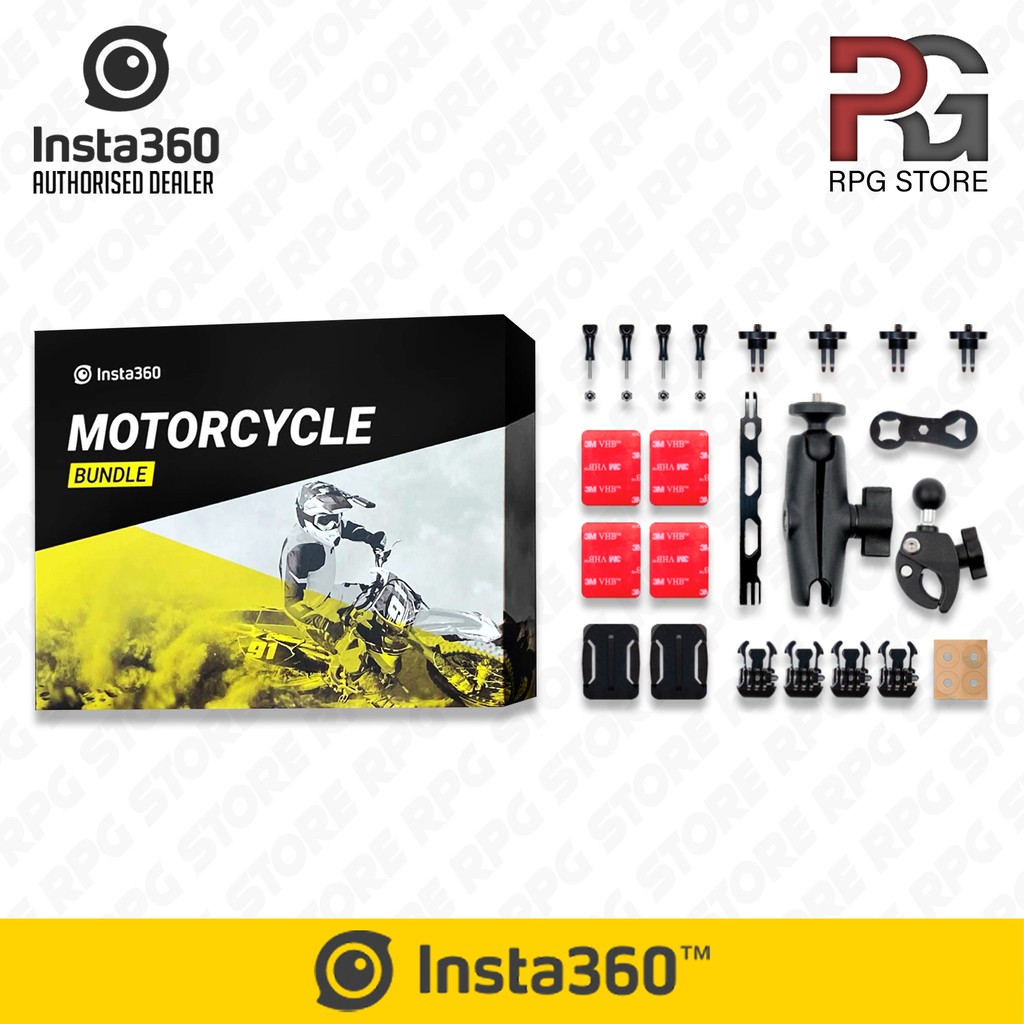 (NEW VERSION) - Insta360 Motorcycle Mount Bundle Kit V2 | Shopee Malaysia