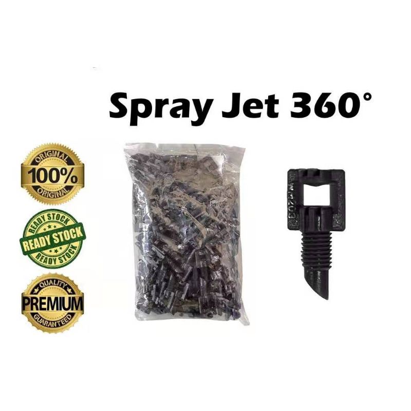 Spray Jet 360 Degrees Nozzle Tauge Sprout Green House Sprayer ...