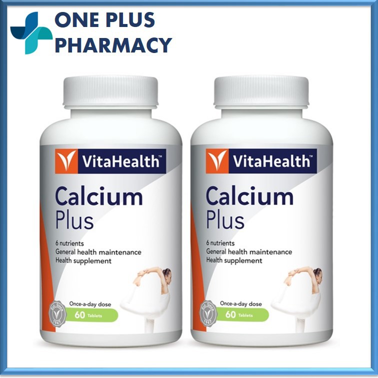 VitaHealth Calcium Plus 60's / 2x60's [EXP 01/2026] | Shopee Malaysia